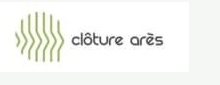 Logo Clôture Arès - panneau rigide à plis compatible kit occultation Redcinha® Delclo®