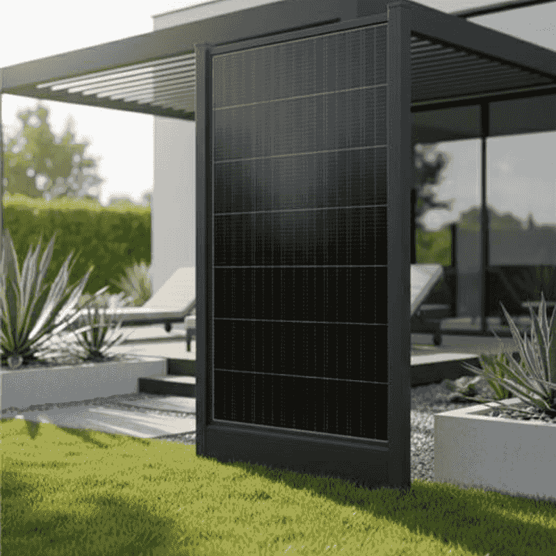 elipsun® Garden · robot tondeuse solaire à panneaux bifaciaux
