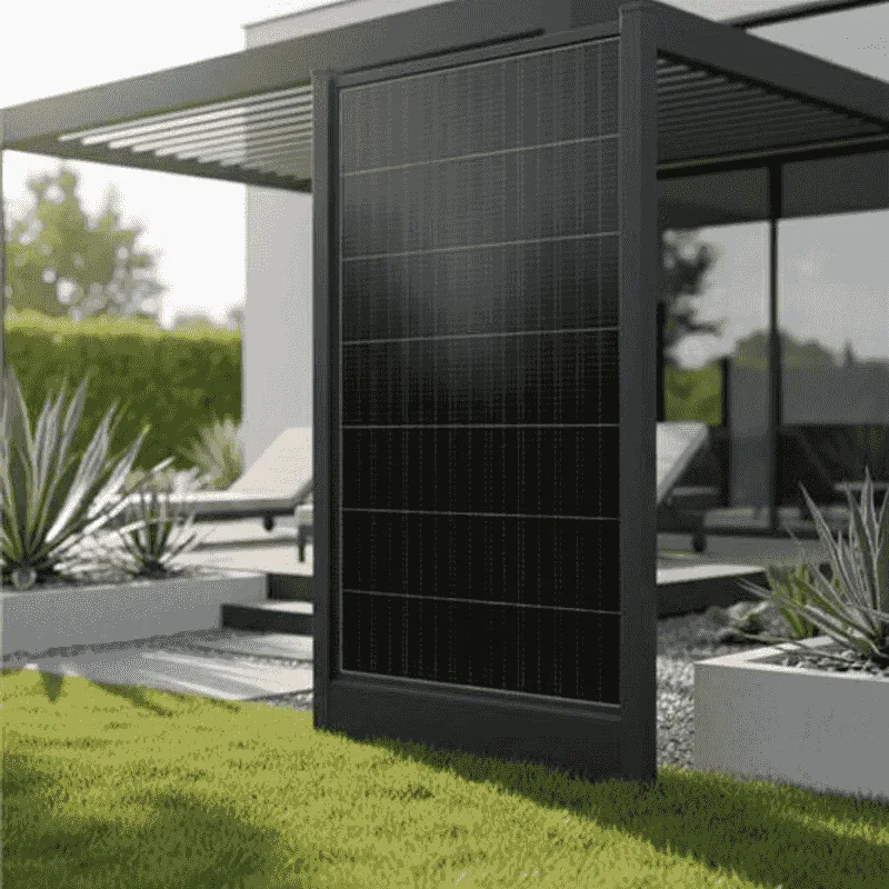 elipsun® Garden · robot tondeuse solaire à panneaux bifaciaux